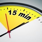 Kreditai per 15 min