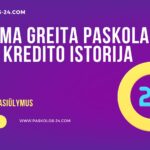 Patikima greita paskola su bloga kredito istorija