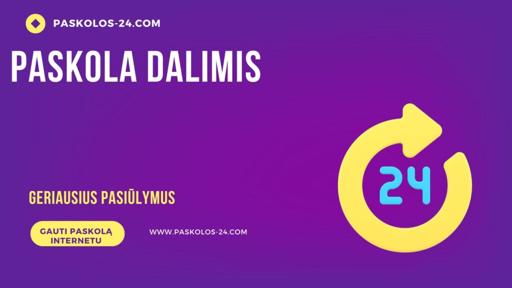 Paskola dalimis