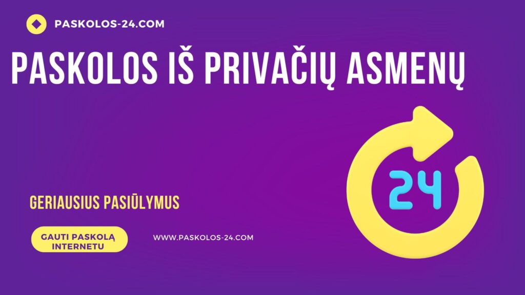 Paskolos iš privačių asmenų