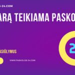 Visą parą teikiama paskola